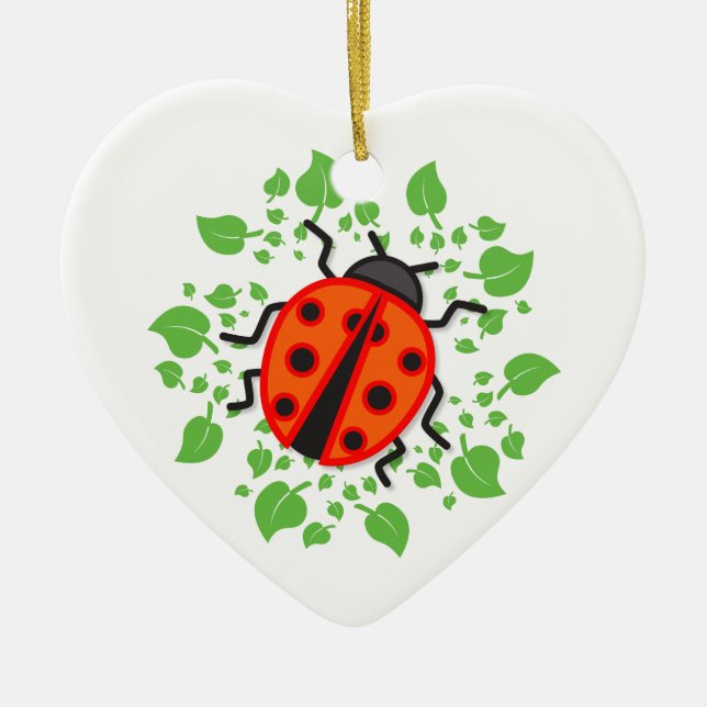 Rotkehlchen Keramik Ornament (Vorne)