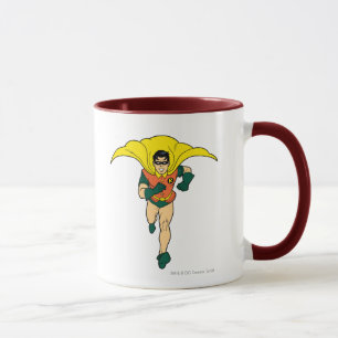 Rotkehlchen läuft tasse