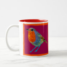 Rotkehlchen Tasse