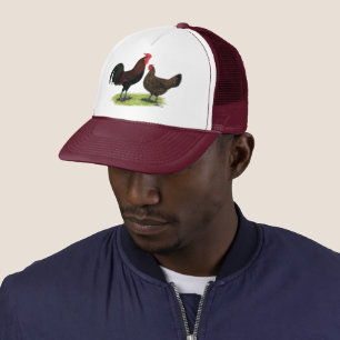 Rotkehlhühner Truckerkappe