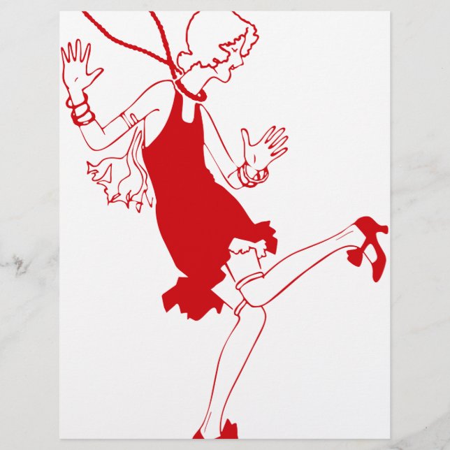 Rotklappenmädchen (Vorderseite)