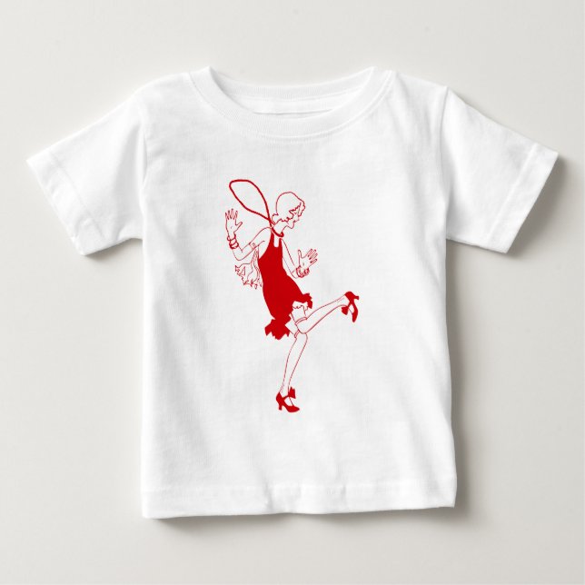 Rotklappenmädchen Baby T-shirt (Vorderseite)