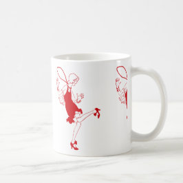 Rotklappenmädchen Kaffeetasse