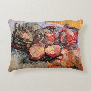 Rotkohl und Zwiebeln von Vincent van Gogh Dekokissen