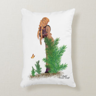 Rotkopffahrer-Rucksack Pinup Girl Accent Pillow Dekokissen