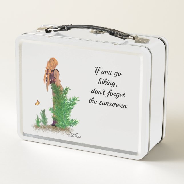 Rotkopffahrer-Rucksack Pinup Girl Lunch Box (Rückseite)