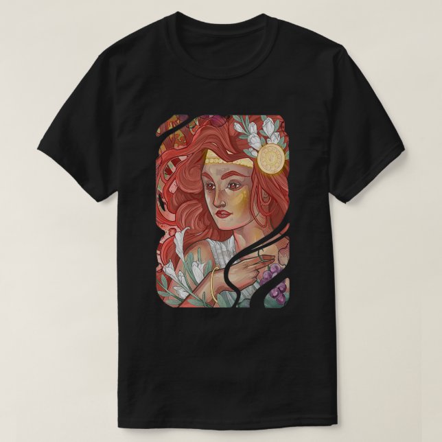 Rotkopfgoddess diva T-Shirt (Design vorne)