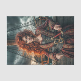 RotkopfPirate | Dekoupage von Stormy Seas Artwork Seidenpapier
