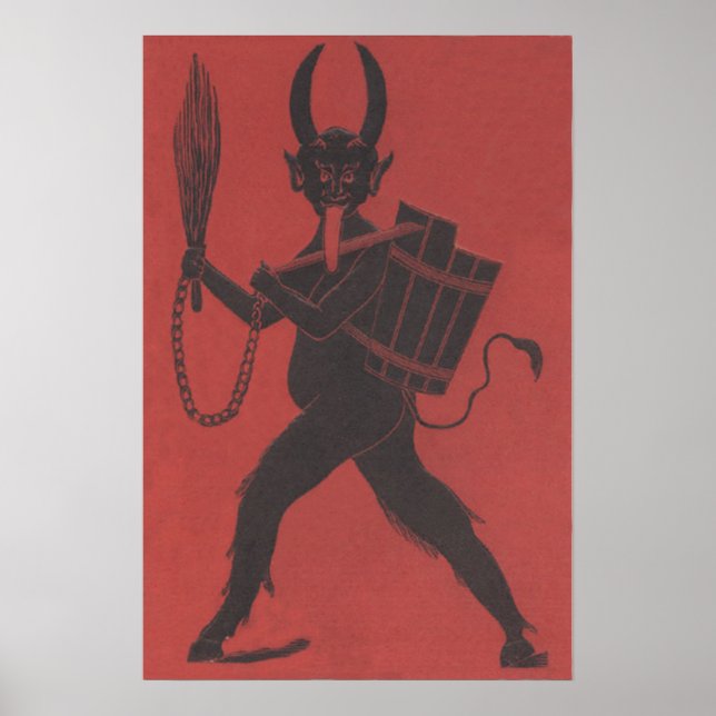 Rotkrampuskorbskette Poster (Vorne)