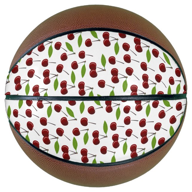 Rotkrebse, Kirschmuster, Blätter, Obst Basketball (Vorderseite)