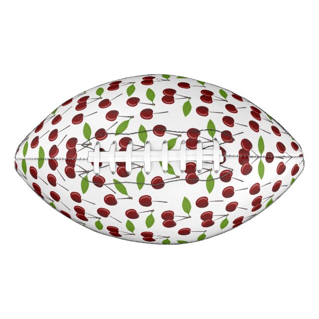 Rotkrebse, Kirschmuster, Blätter, Obst Football (Vorderseite)