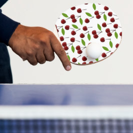Rotkrebse, Kirschmuster, Blätter, Obst Tischtennis Schläger