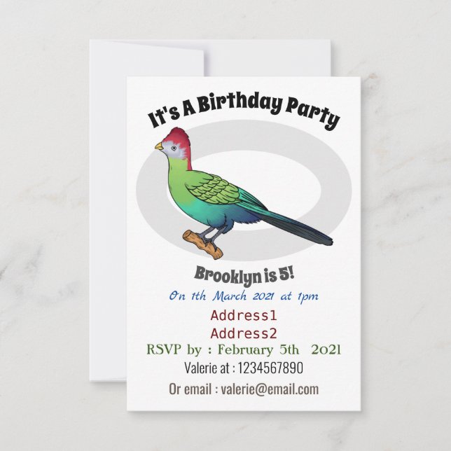 Rotkreuz-Cartoon Einladung (Vorderseite)