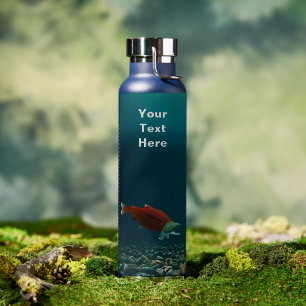 Rotlachs Trinkflasche