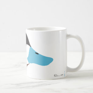 Rötliche Enten-Tasse Kaffeetasse