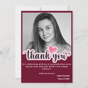 Rotmodernes Foto Abschluss fett einfache Typografi