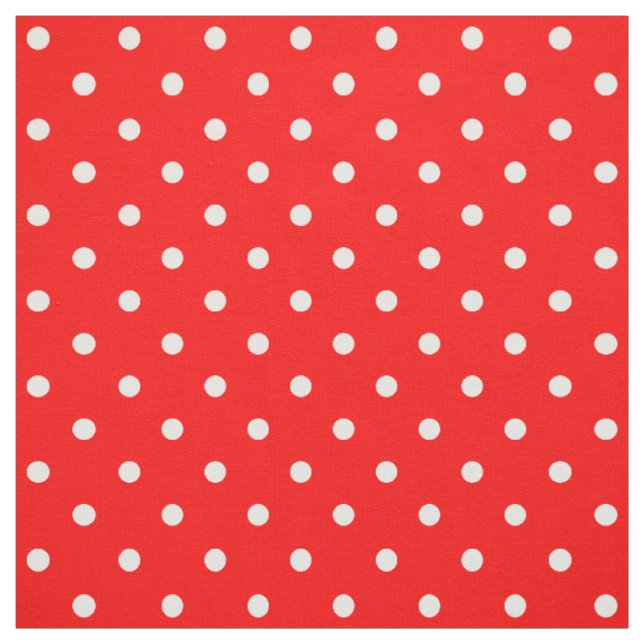 Rotpolka-Dosen-Fabrik Stoff (Muster)