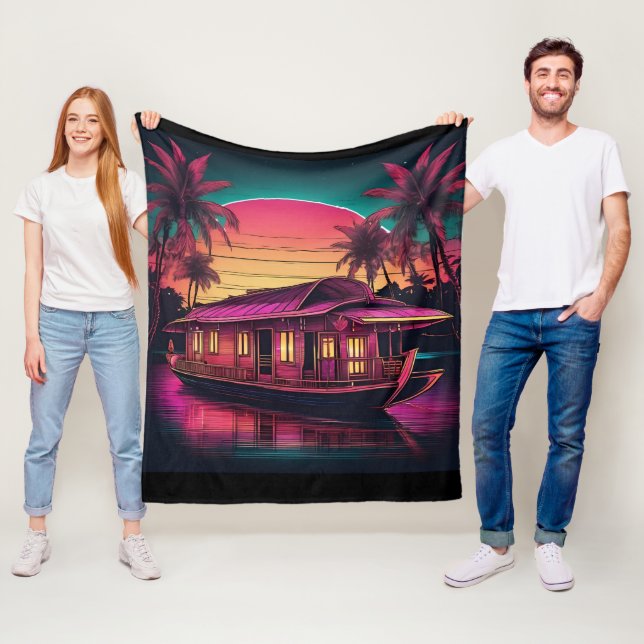 Rotschnabelboot Fleecedecke (Beispiel)