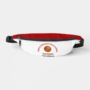 Rotschul-Basketballspieler Personalisiert Bauchtasche