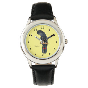 Rotschwanz-Cartoon Armbanduhr