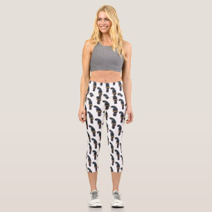 Rotschwanz-Cartoon Capri Leggings
