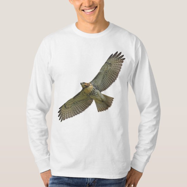 RotSchwanz hochfliegender T - Shirt (Vorderseite)