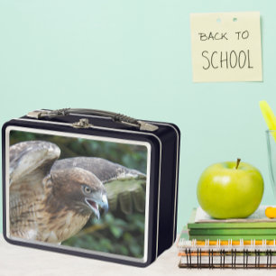Rotschwanzbussard-Raptor-Foto Metall Lunch Box