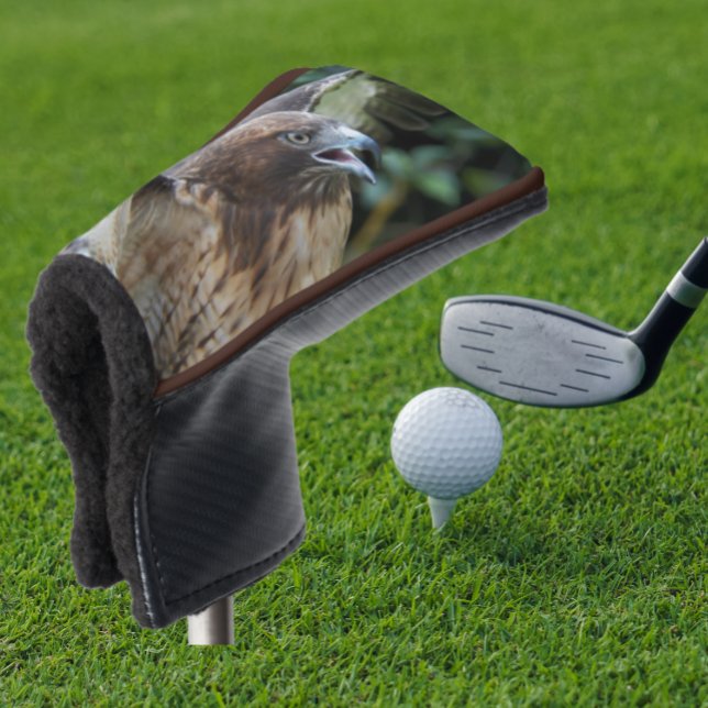Rotschwanzfalken-Raptor-Foto Golf Headcover (In Situ Golfing)