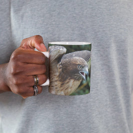 Rotschwanzfalken-Raptor-Foto Tasse