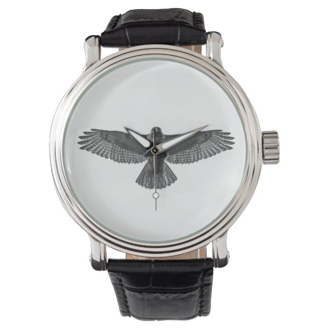 Rotschwanzhawk Armbanduhr (Vorderseite)