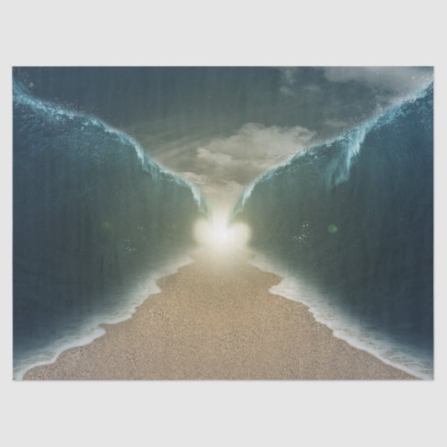 Rotseepapier Seidenpapier (Vorderseite)