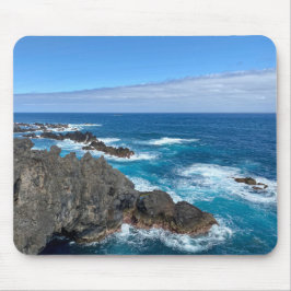 Rotsen in zee mousepad