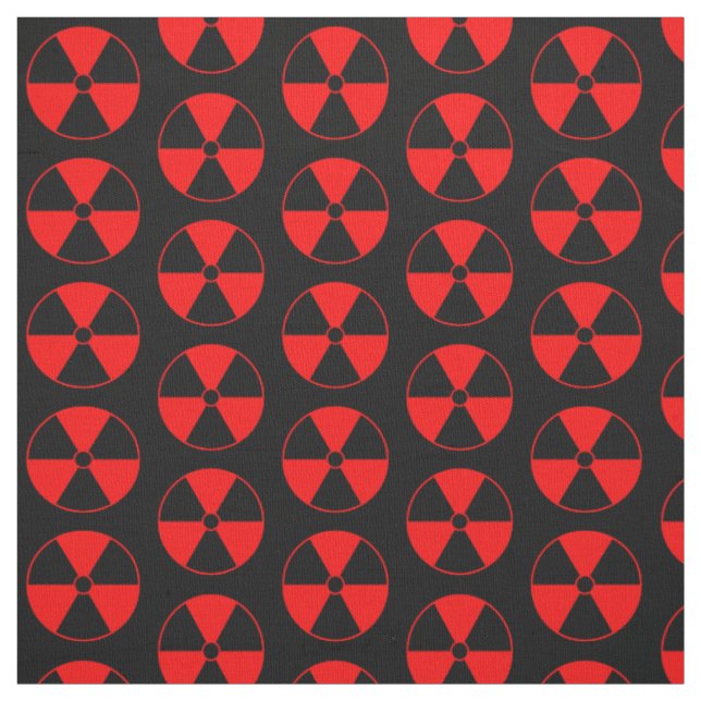 Rotstrahlsymbol Stoff (Muster)