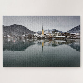 Rottach-Egern beim Tegernsee, Bayern im Winter