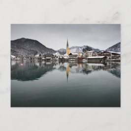Rottach-Egern im Tegernsee, Bayern im Winter Postkarte