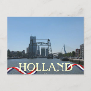 Rotterdam Bridges Holland Postcard Postkarte