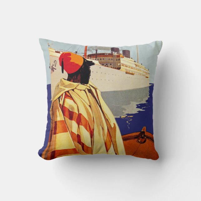 Rotterdam Lloyd Kissen (Vorderseite)