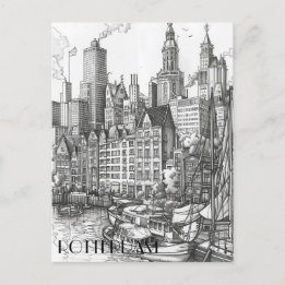 Rotterdam, Niederlande Postkarte