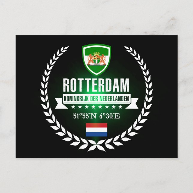 Rotterdam Postkarte (Vorderseite)
