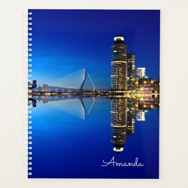 Rotterdam Skyline Cityscape Planer (Vorderseite)