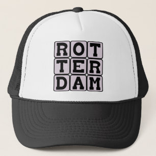 Rotterdam, Stadt in den Niederlanden Truckerkappe