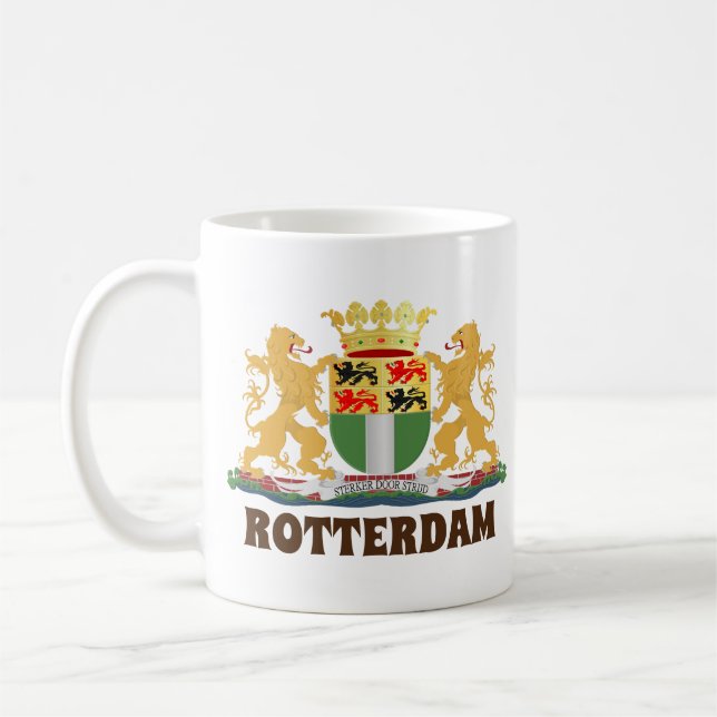 Rotterdam Wappen, Niederlande Kaffeetasse (Links)