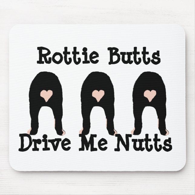 Rottie Hintern Mousepad (Vorne)