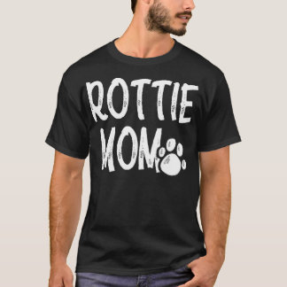 Rottie Mama Funny Rottweiler Dog Lovers Mama Women T-Shirt