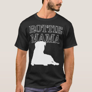 Rottie Mama Rottweiler Dog Mama Niedlich Welpenbes T-Shirt