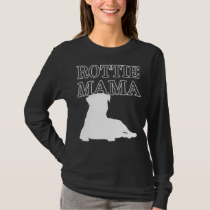 Rottie Mama Rottweiler Dog Mama Niedlich Welpenbes T-Shirt