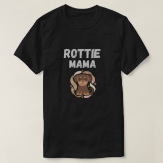 Rottie Mama Süßes Rottweiler Design T-Shirt
