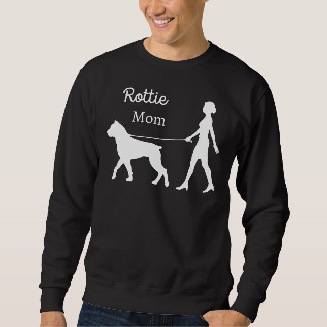 Rottie-Mama Sweatshirt (Vorderseite)