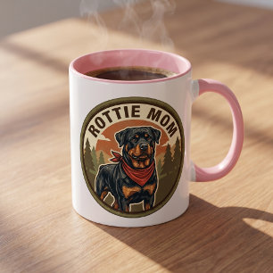 Rottie Mom Kaffeetasse Rottweiler-Mutter beschen