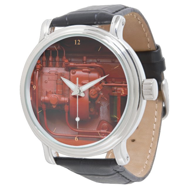 Rottraktor Armbanduhr (Schrägansicht)